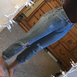 Vintage high-waisted Levi’s